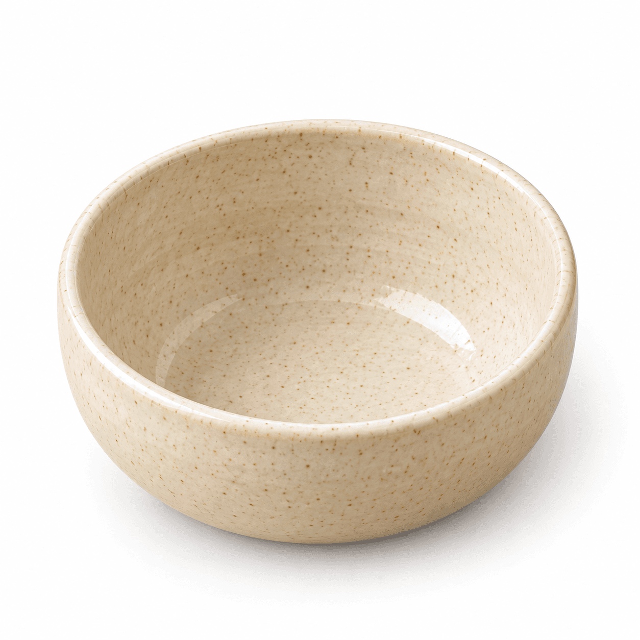 Bol à matcha Chawan Ivoire en céramique mouchetée